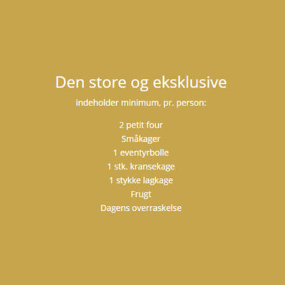 Den store og eksklusive
